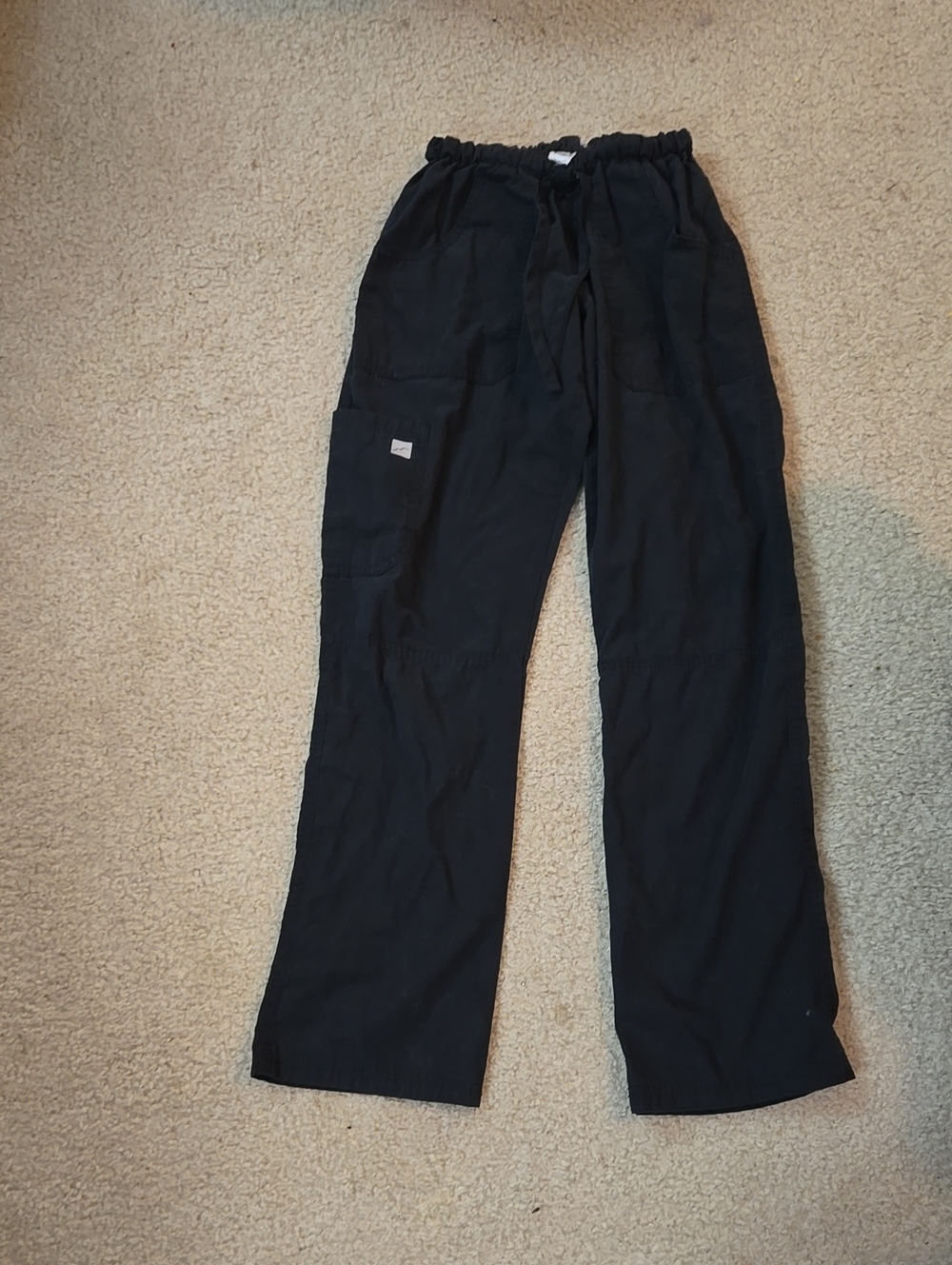 Buttersoft Women's Black Cargo Drawstring Pants
